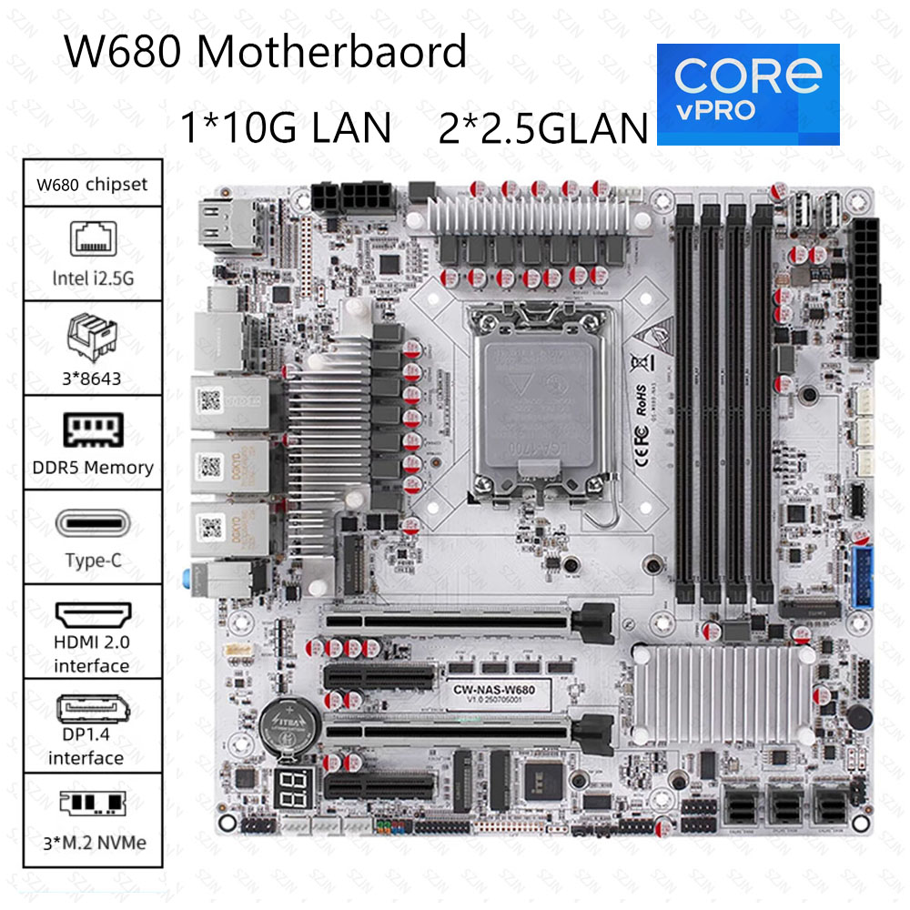 Gaming Speaker 2.1 - CWWK W680 carte mère AIO Nas