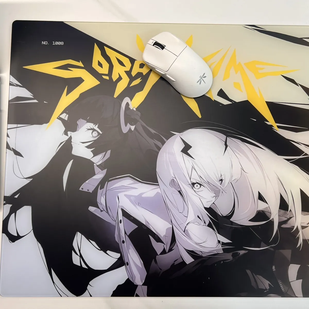 Esports Gaming Table - Tapis de souris en verre noir