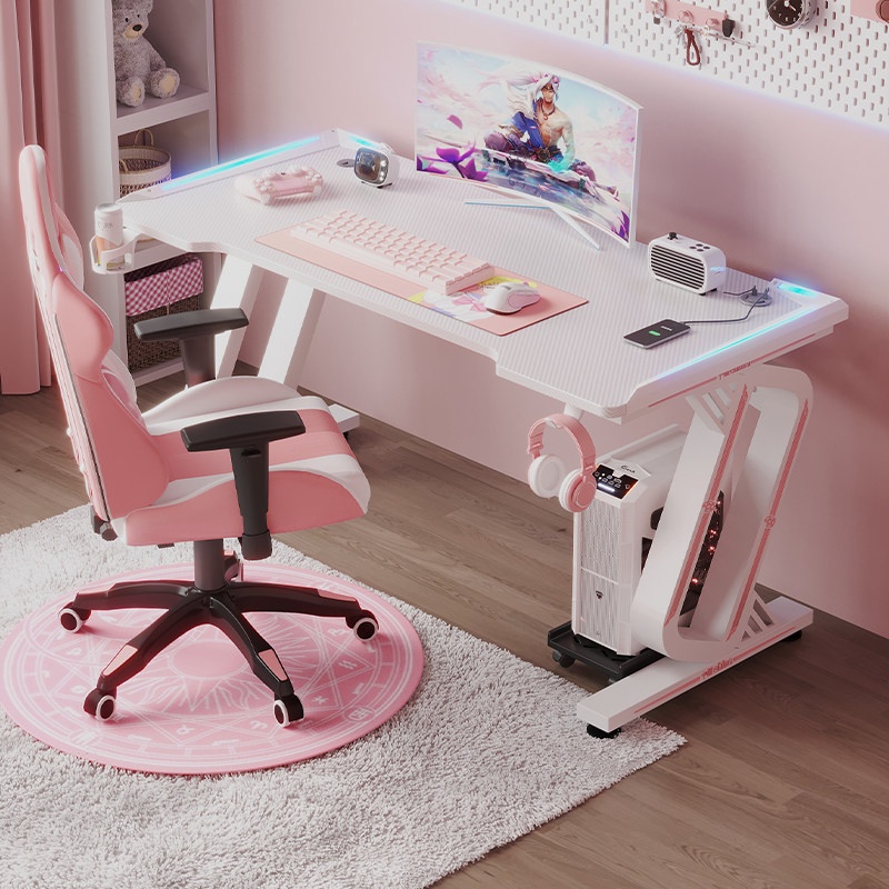 Esports Gaming Table - Bureau d'ordinateur double pour étudiants, pour