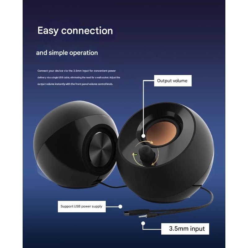 Mini-enceinte Creative Pebble  - Gaming Speaker 2.1 avis et prix