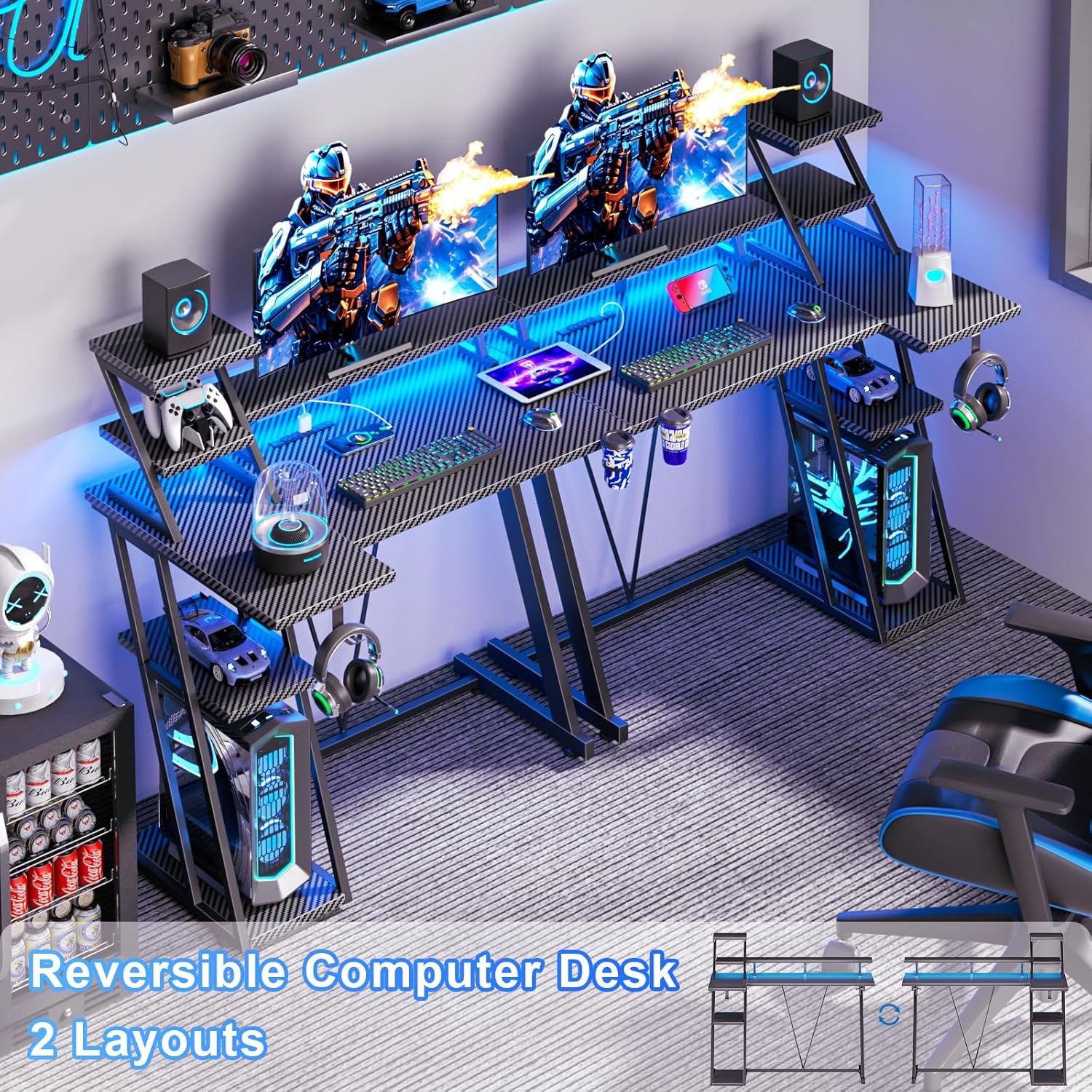 Bureau de jeu professionnel, T - Esports Gaming Table avis et prix