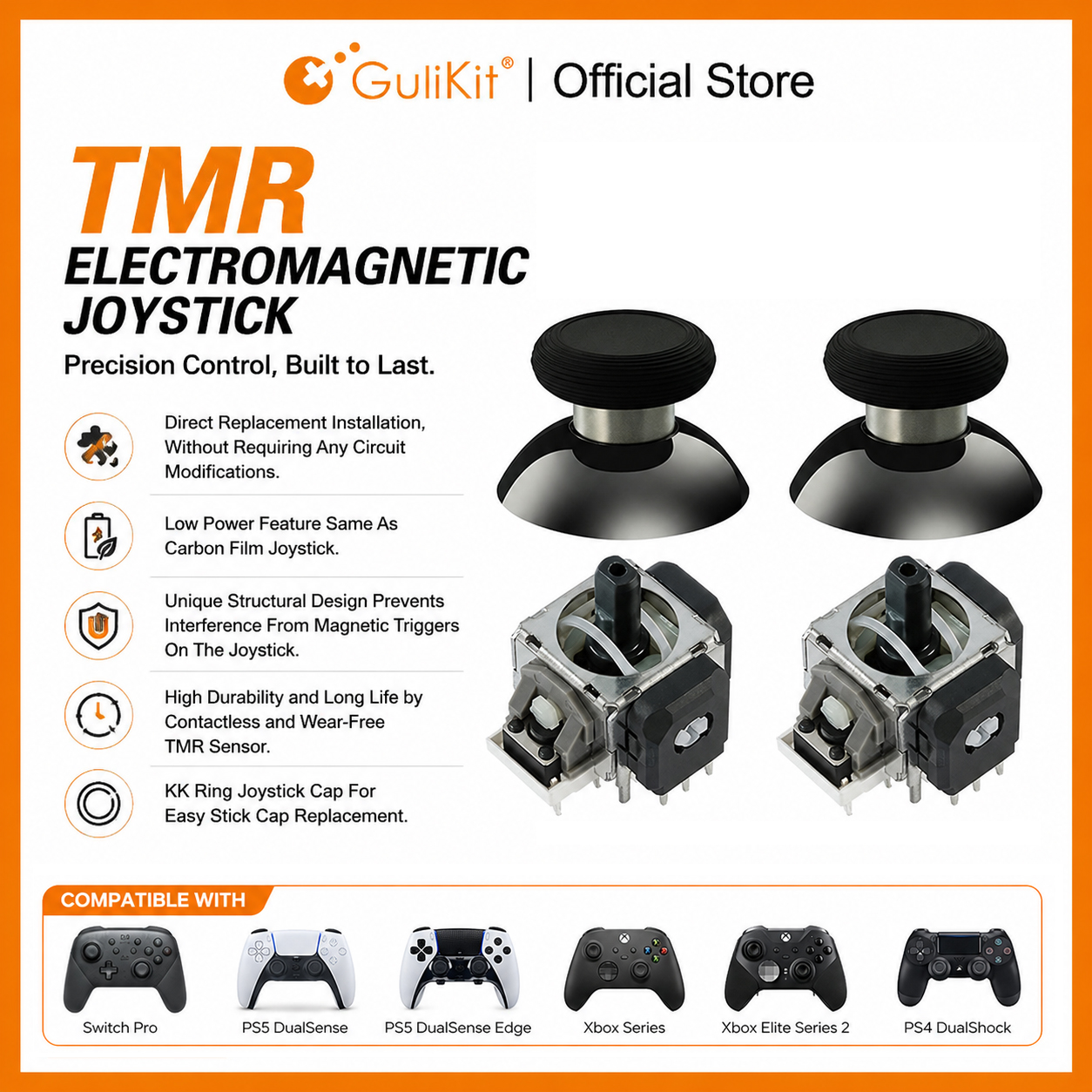 10 paires de Joystick GuliKit  - Esports Gaming Controller avis et prix