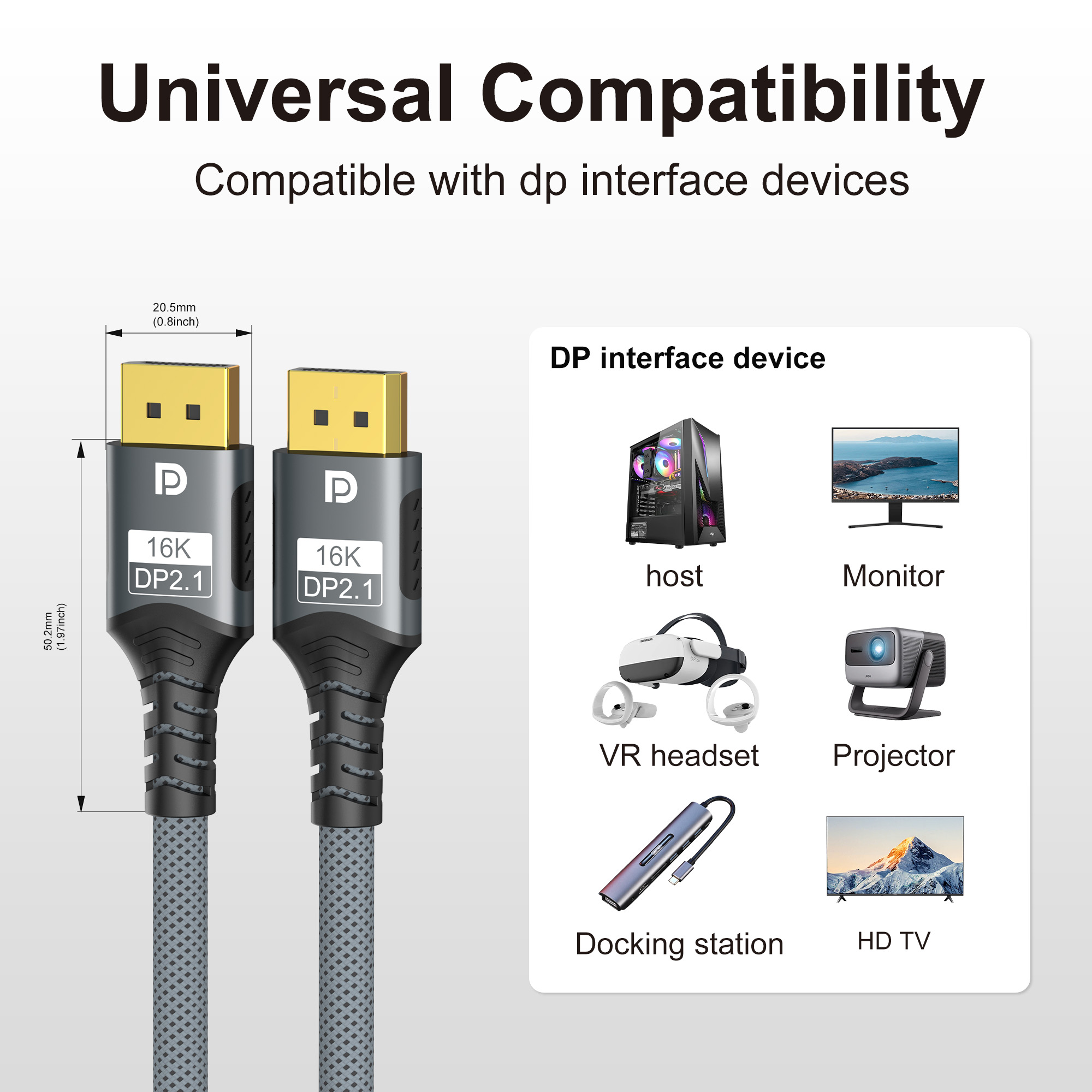 Câble Displayport 2.1 16K DP 8 - Gaming Speaker 2.1 avis et prix