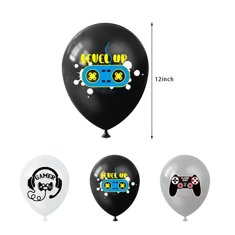 Ballons en Latex Noir et Blanc - Esports Gaming Controller avis et prix