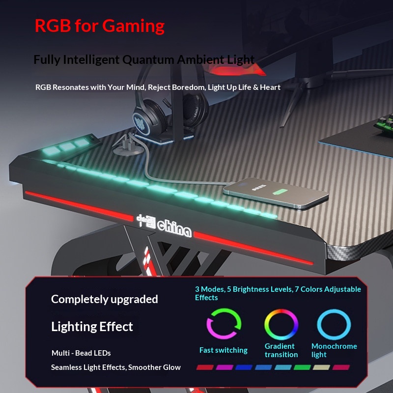 Bureau d'ordinateur double pou - Esports Gaming Table avis et prix